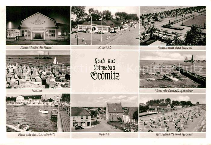 Groemitz Ostseebad Stadthalle Strand Markt Landungsbruecke KursaalPromenade