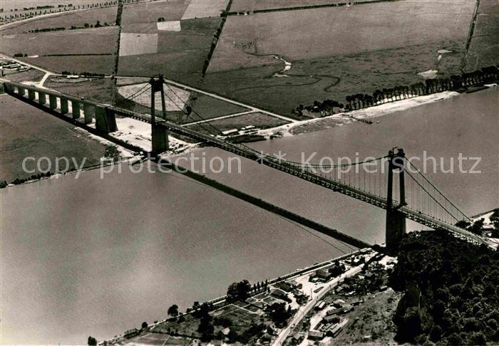 Tancarville Fliegeraufnahme Brücke