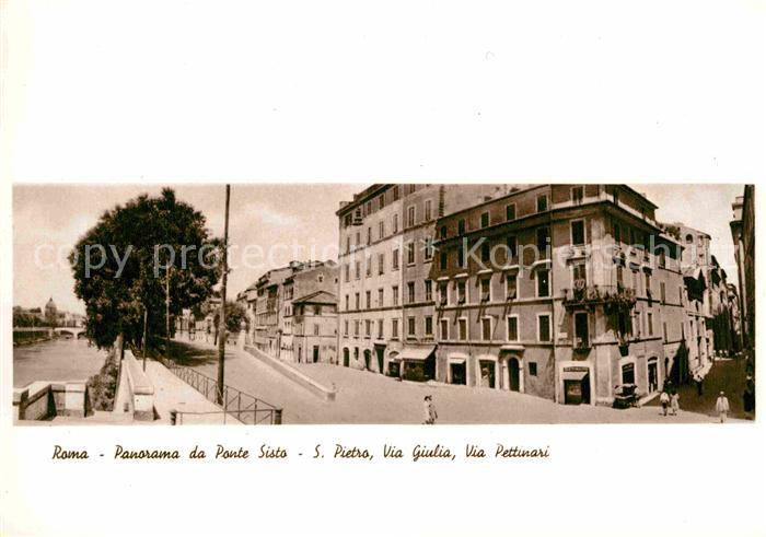 Roma Rom Panorama Ponte Sista