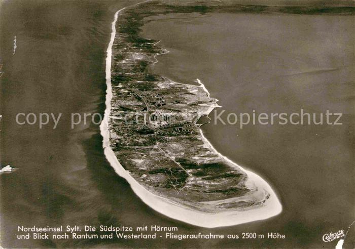 SYLT Insel Schleswig-Holstein Fliegeraufnahme