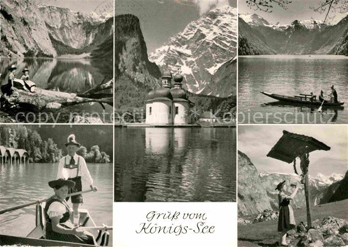 Koenigssee Sankt Bartolomae Watzmann Malerwinkel Obersee