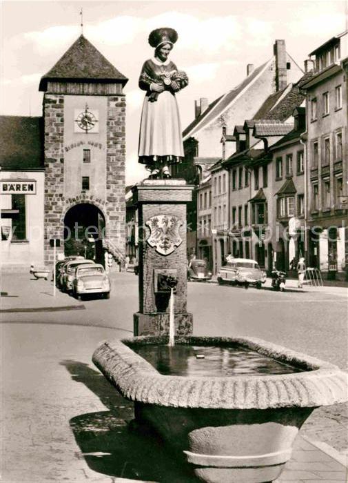 Villingen-Schwenningen Altstadt Villinger Brunnen Bickentor