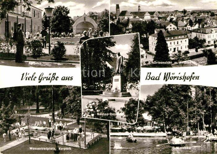 Bad Woerishofen Wassertretplatz Waldsee Kurhaus