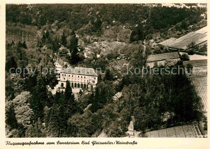 Bad Gleisweiler Sanatorium Fliegeraufnahme