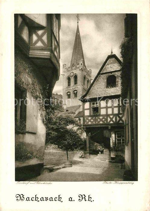 Bacharach Rhein Posthof Peterskirche