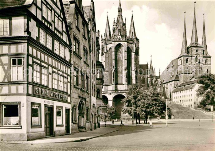 ERFURT  CITY Dom Severi Gruene Apotheke
