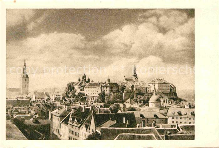 Tallinn Vaade Toompeale Totalansicht auf den Domberg Nr 125