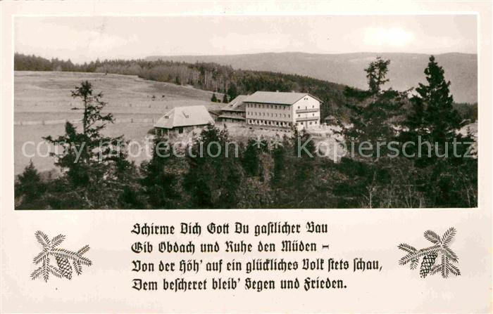 Waldkirch Breisgau Berghotel Kandelhaus Schwarzwald Gedicht