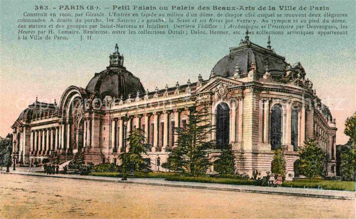 Paris Petit Palais ou Palais des Beaux Arts