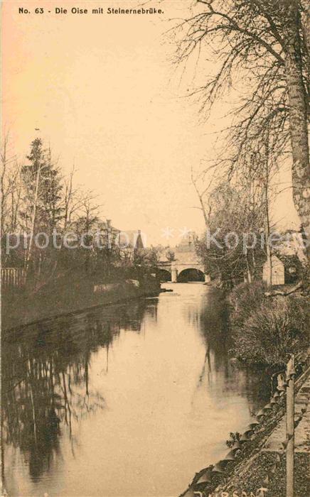 Hirson Oise mit Steinerne Brücke