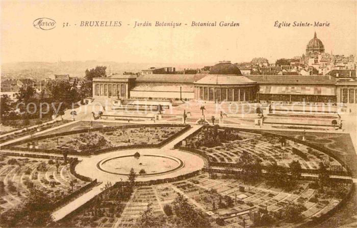 Bruxelles Bruessel Jardin Botanique Eglise Sainte Marie