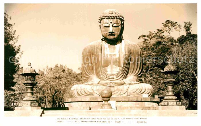 Kamakura Daibutsu Der Grosse Buddha Koetoku-in Tempel