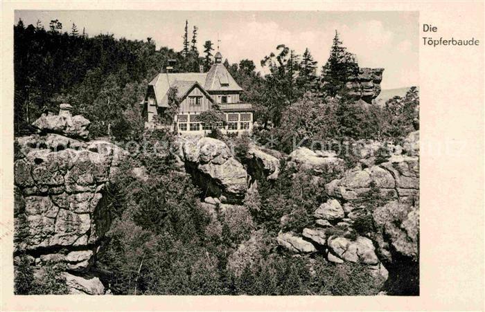 Oybin Sachsen Toepferbaude Zittauer Gebirge