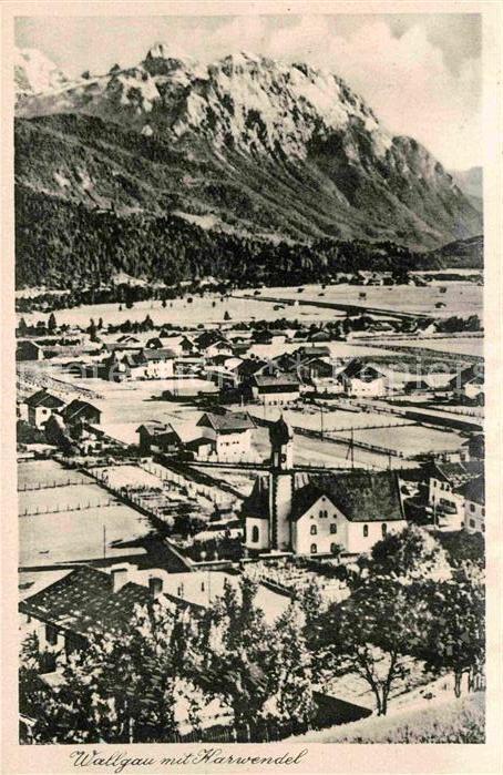 Wallgau mit Karwendel