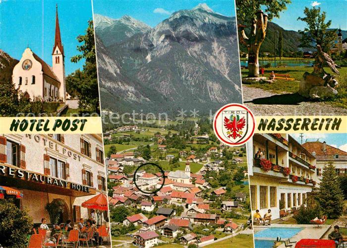 Nassereith Hotel Post Gesamtansicht mit Alpenpanorama