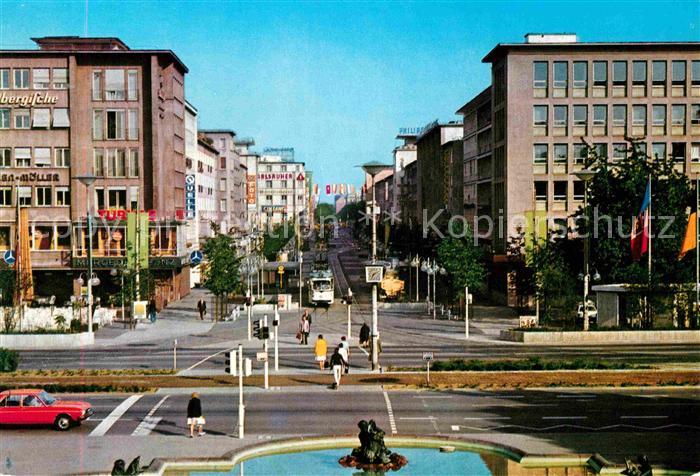 MANNHEIM BW Blick auf die Planken