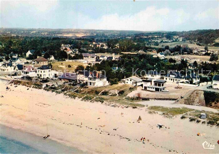 Jullouville Vue generale aerienne Plage