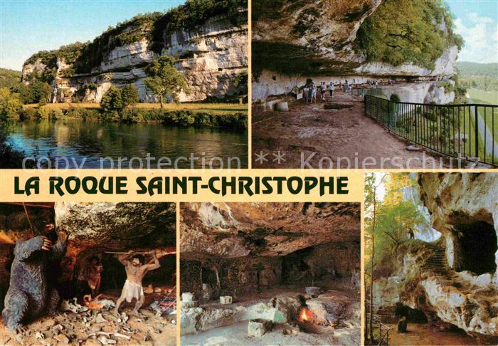 Peyzac-le-Moustier La Roque Saint Christophe Vallee de la Vezere Station Prehist