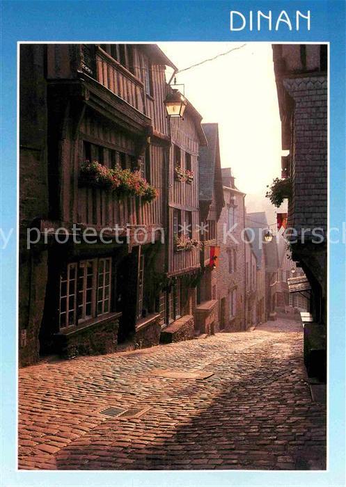 Dinan 22 Vieilles maisons de la Rue du Jerzual