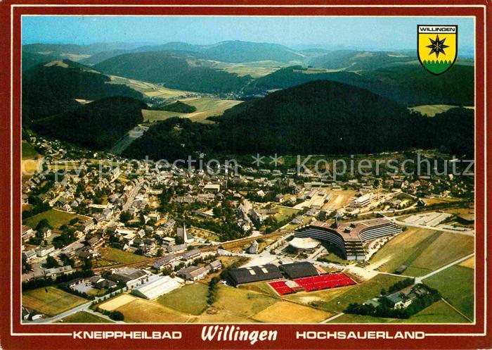 Willingen Sauerland Kneippheilbad Fliegeraufnahme