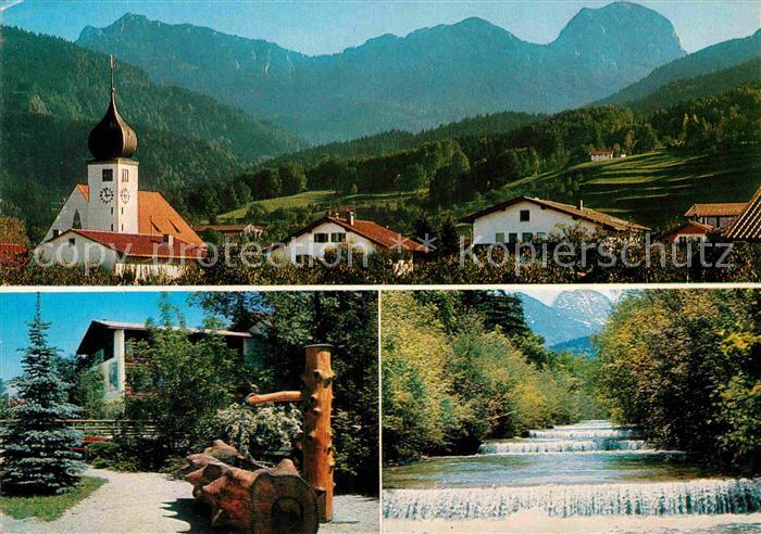 Bad Feilnbach am Fusse des Wendelstein Bayerische Alpen Holzbrunnen Wehr