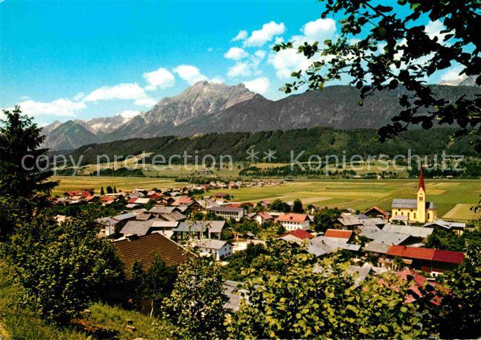 Kolsass und Weer Blick gegen Bettelwurf Karwendelgebirge