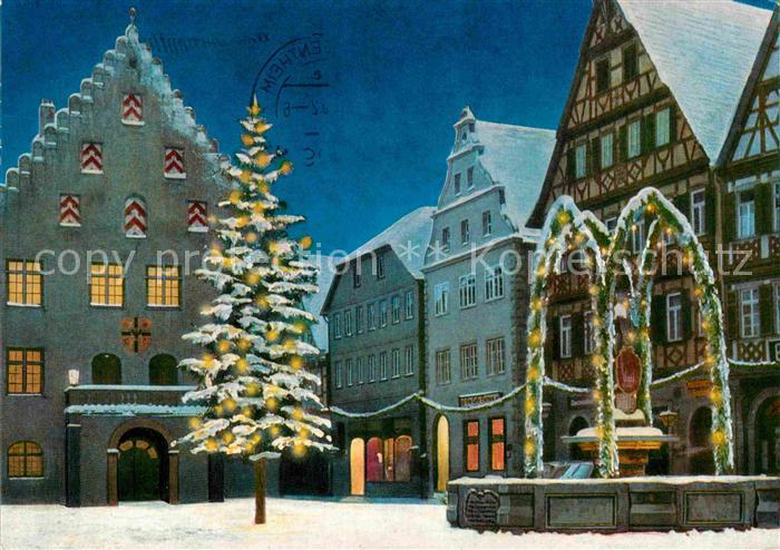 Bad Mergentheim Weihnachtsstimmung am Marktplatz