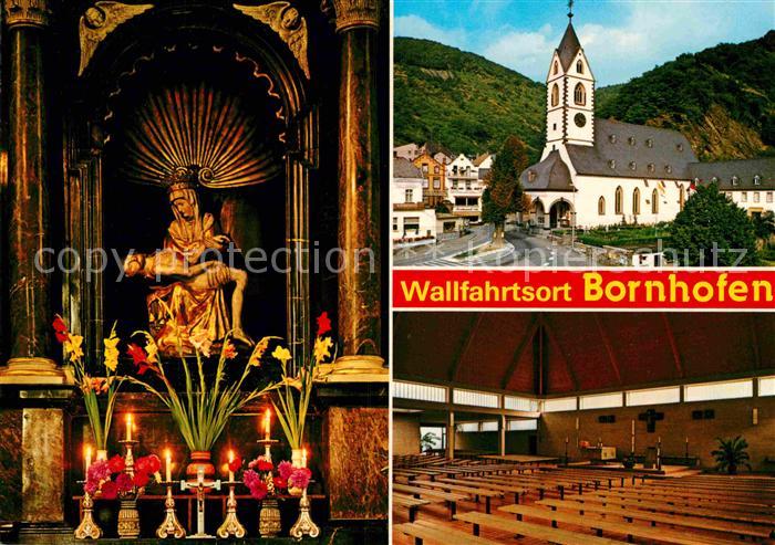 Bornhofen Kamp Wallfahrtsort Kirche Heiligenfigur