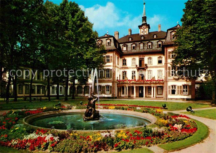 Frankfurt Main Bolongaro Palast Brunnen Figur