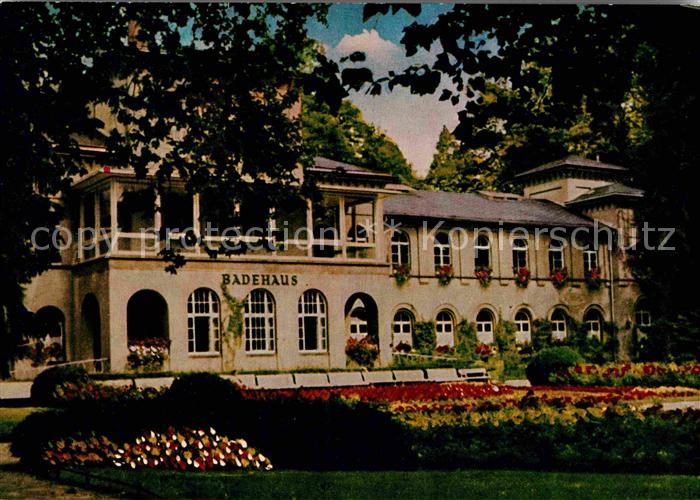 Bad Soden Taunus Partie im Kurgarten mit Badehaus