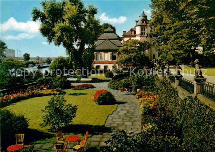 Hoechst Main Bolongaro Palast Terrasse