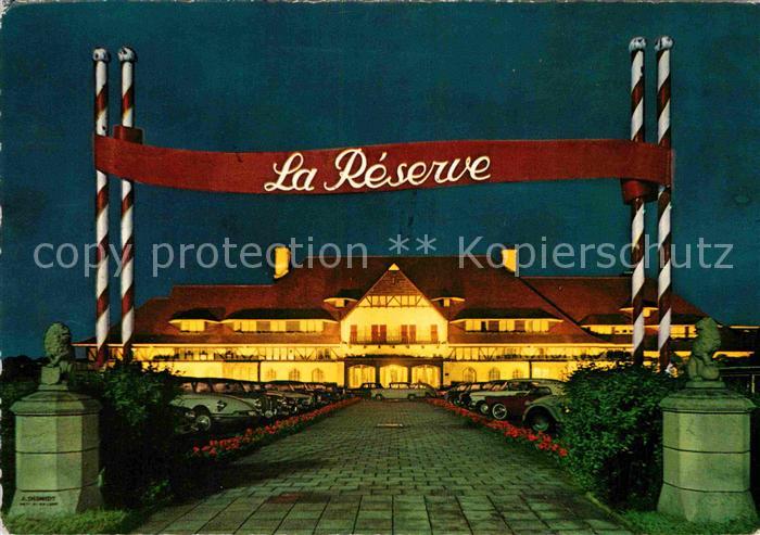 Knokke-Heist Albert Plage Hotel Restaurant La Reserve la nuit