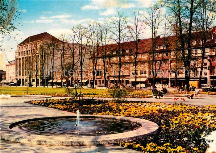 HAMBURG  CITY Wandsbecker Markt Brunnen