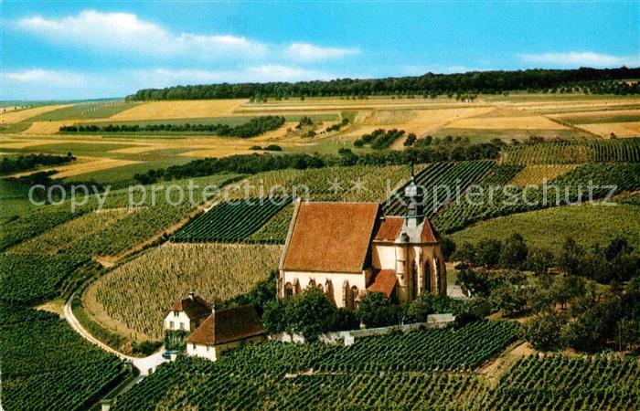 Volkach Wallfahrtskirche Maria im Weingarten Madonna im Rosenkranz Fliegeraufnah