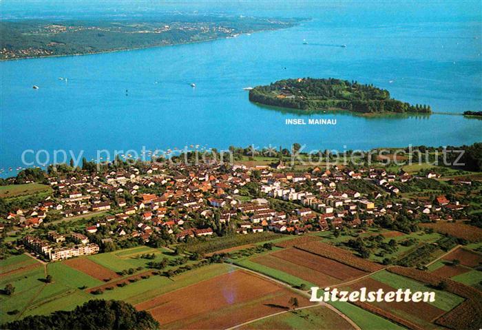Litzelstetten Bodensee Insel Mainau Fliegeraufnahme