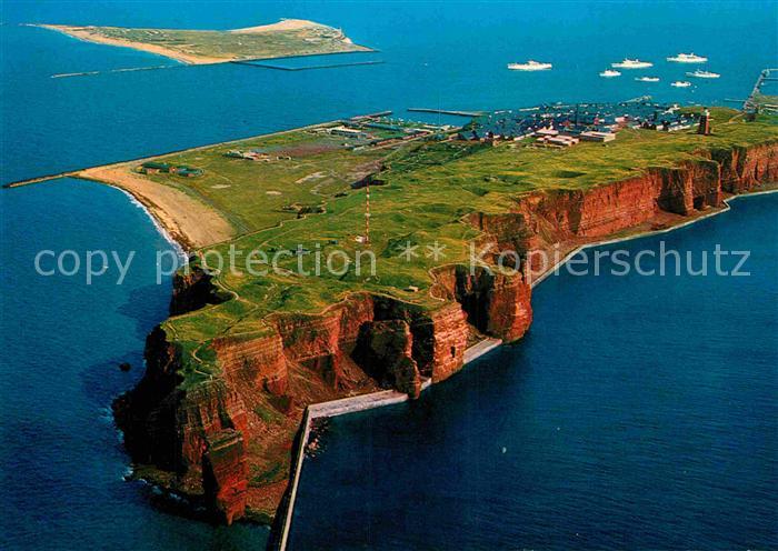 HELGOLAND Insel Schleswig-Holstein Nordseeinsel Luftaufnahme von Westen