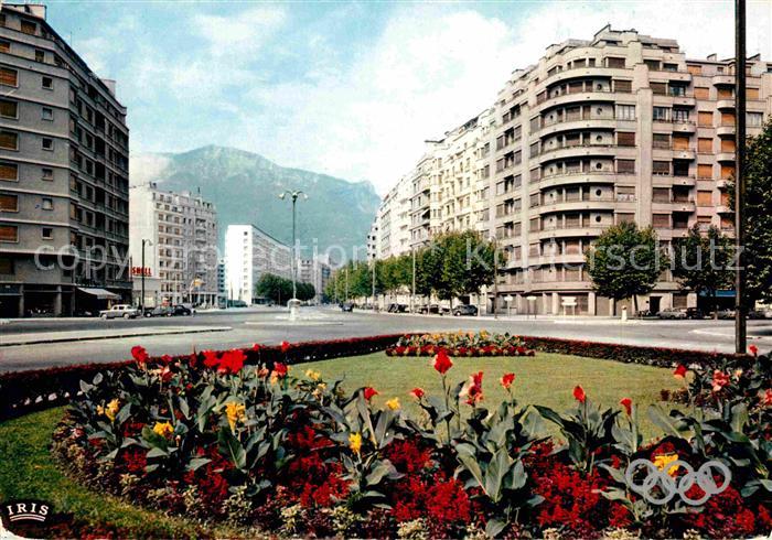 Grenoble Ville olympique Place Gustave Rivet