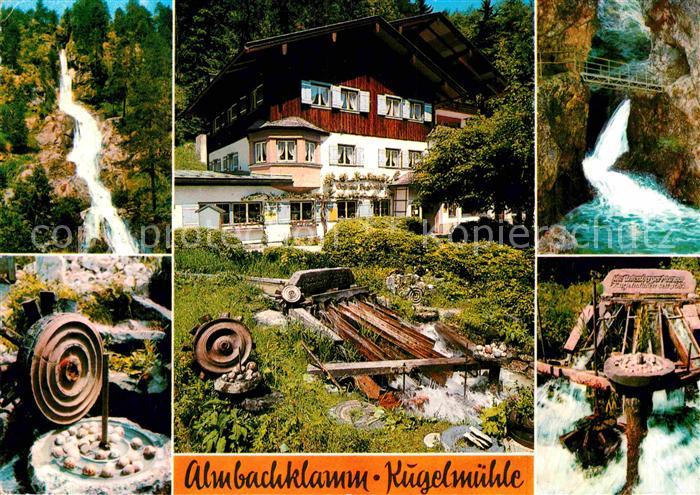 Almbachklamm Gasthaus Pension Kugelmuehle Wasserfall