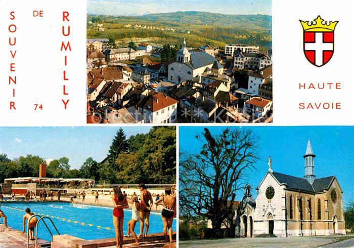 Rumilly Haute-Savoie Vue Generale Eglise Centre Ville Piscine Chapelle