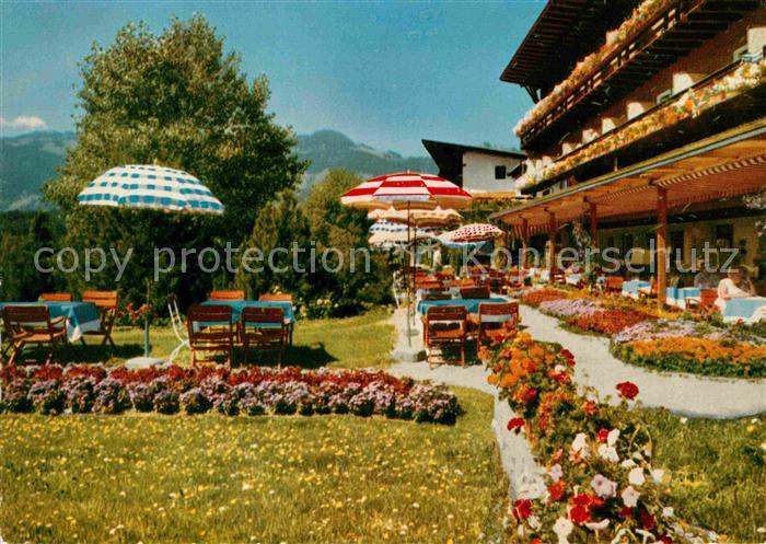 Sonthofen Oberallgaeu Kur und Sporthotel Sonnenalp Terrasse