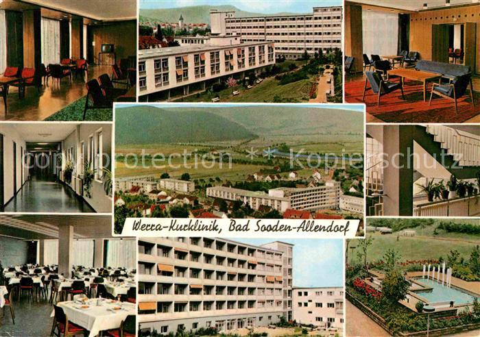 Bad Sooden-Allendorf Werra Kurklinik der BfA Restaurant Wassertreten