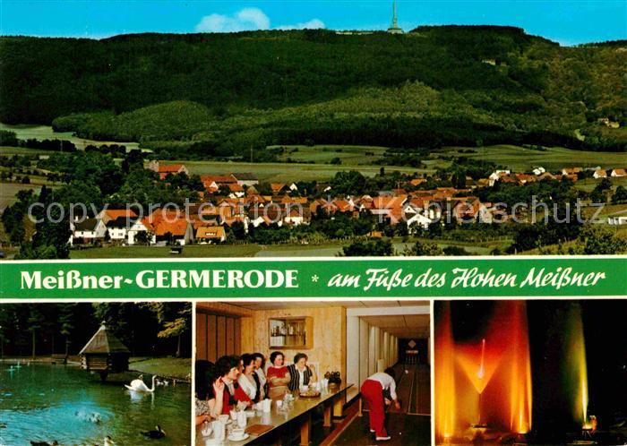 Germerode Panorama Schwanenteich Kegelbahn