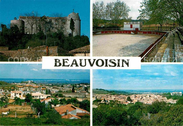 Beauvoisin Gard Chateau Arenes vues generales