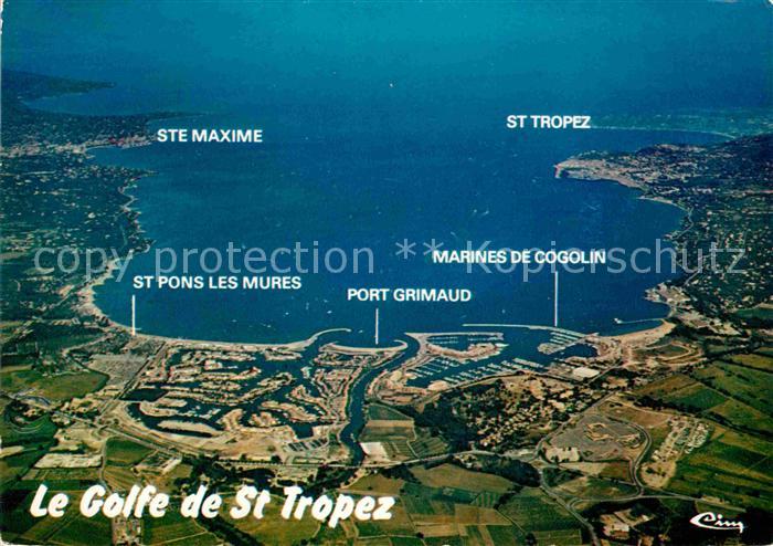 Saint Tropez Var Le Golfe Cote d Azur vue aerienne