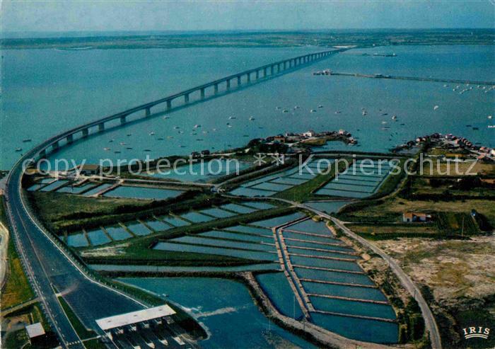 Ile d Oleron Viaduc de liaison Oleron Continent vu du ciel