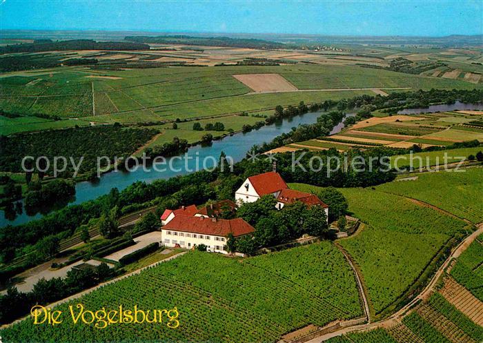 Volkach Kloster Vogelsburg Fliegeraufnahme