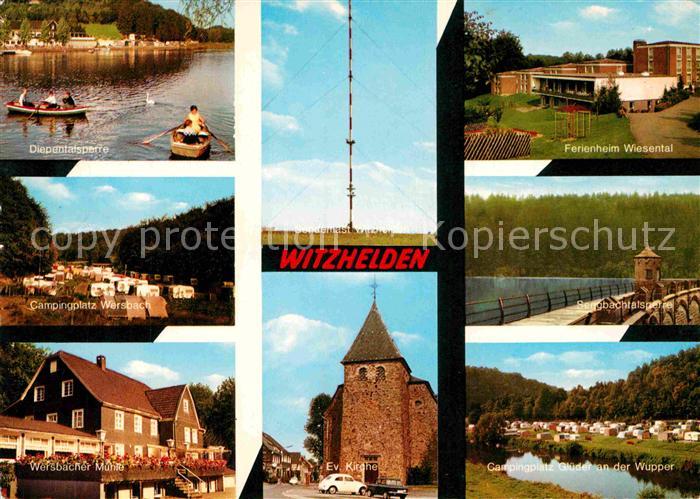 Witzhelden Diepentalsperre Campingplatz Gaststaette Muehle Ferienheim Wiesental