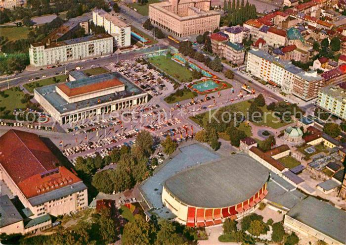 Karlsruhe Baden Festhallenplatz Fliegeraufnahme
