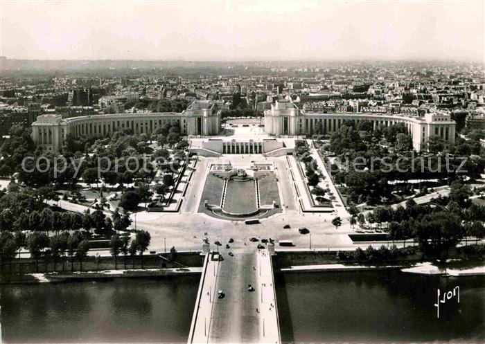Paris en flanant Palais de Chaillot vue aerienne