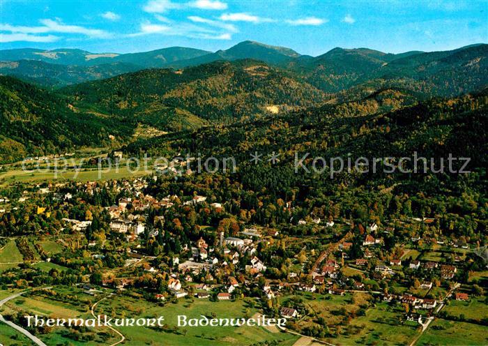 BADENWEILER BW Thermalkurort Schwarzwald Fliegeraufnahme